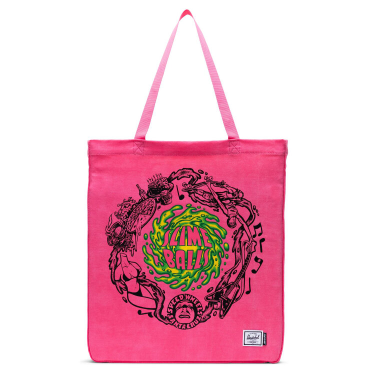Сумка HERSCHEL Long Tote SLIME BALLS/HOT PINK O/S, фото 1