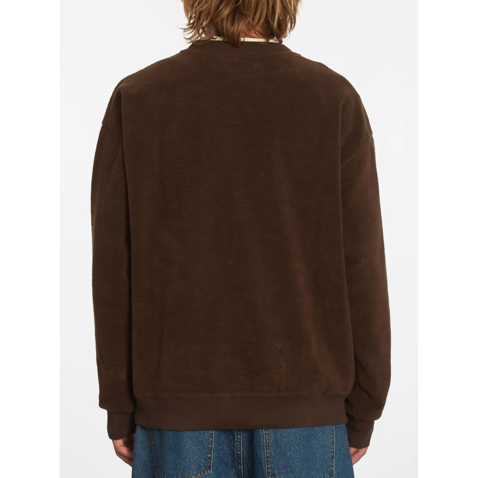 Свитшот VOLCOM Too Kool Lse Crew Dark Brown 2023 фото 2