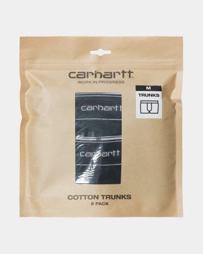 Трусы CARHARTT WIP Cotton Trunks SS24 Black + Black, фото 2
