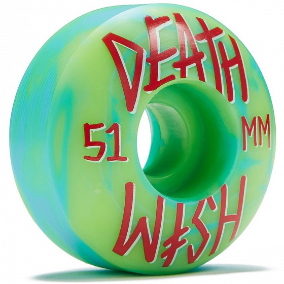 

Колеса для скейтборда DEATHWISH Stacked Swirl 51mm, Красный;зелёный