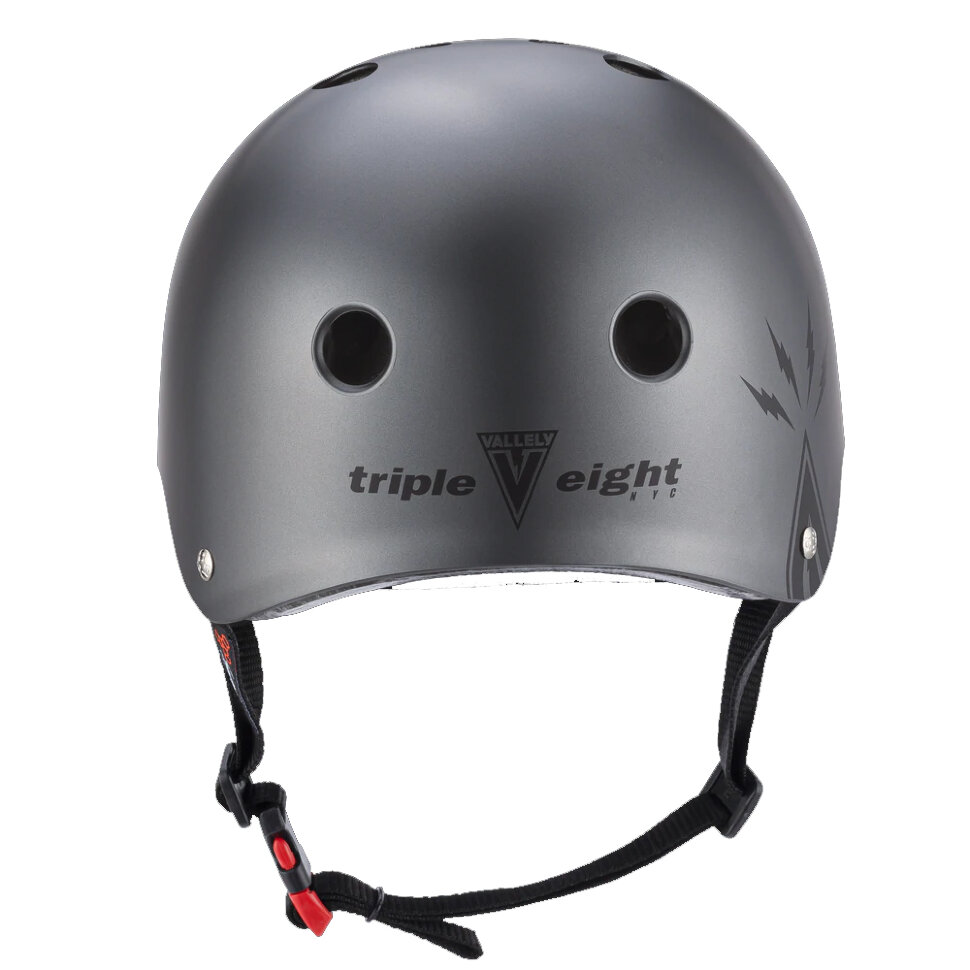 фото Шлем скейтбордический triple 8 the certified sweatsaver helmet - mike vallely blk rbr 2022
