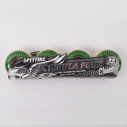 Колеса для скейтборда SPITFIRE F4 Classic Green 52MM 99A 2021, фото 1