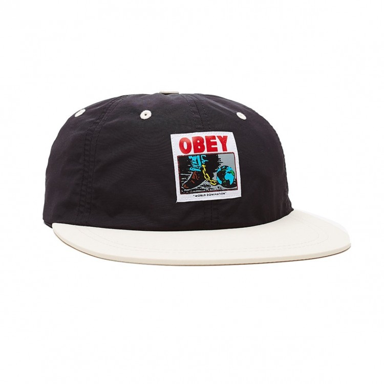 Шестипанельная кепка OBEY Inconvenient 6 Panel Strapback Black Multi 2020, фото 1