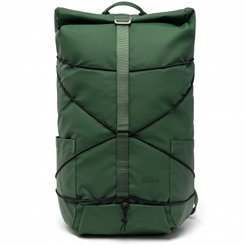 Рюкзак ELLIKER Dayle Roll Top Backpack 21/25L Green 2023, фото 1