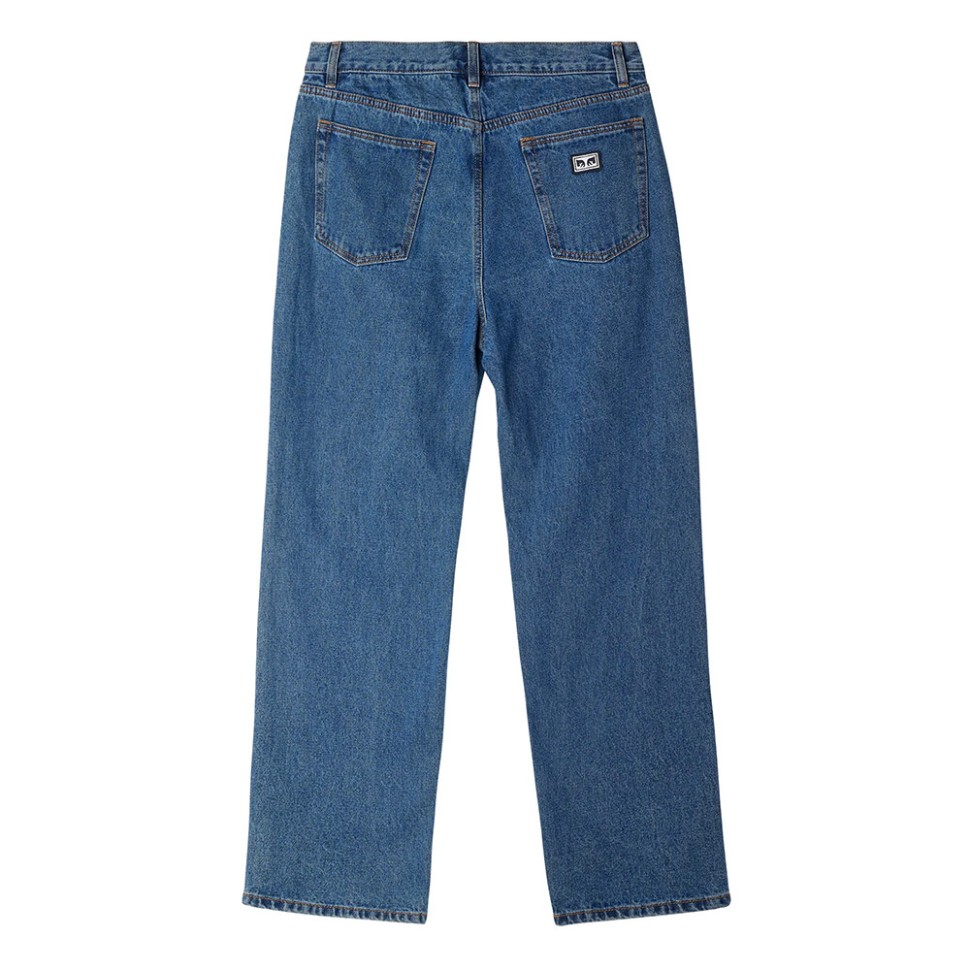 Джинсы OBEY Hardwork Denim Stonewash Indigo 2024 фото 2