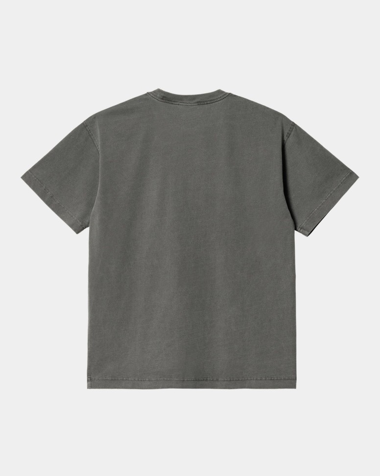 Футболка CARHARTT WIP S/S Vista T-Shirt FW25 Graphite (Garment Dyed) фото 2