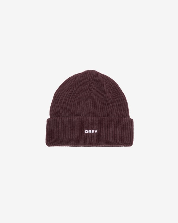 Шапка OBEY Future Beanie FW25 Plum Perfect, фото 1