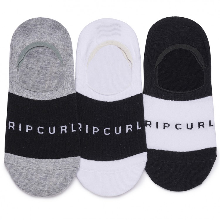 Комплект носков RIP CURL Corpo Stripe Invisible Socks White, фото 1