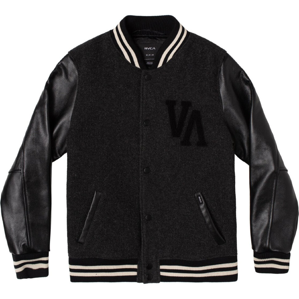 Бомбер RVCA Junior Varsity Lette Rvca Black 2022 фото 2