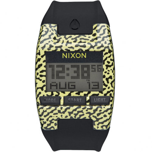 Часы NIXON Comp S A/S Neon Yellow Amoeba, фото 1