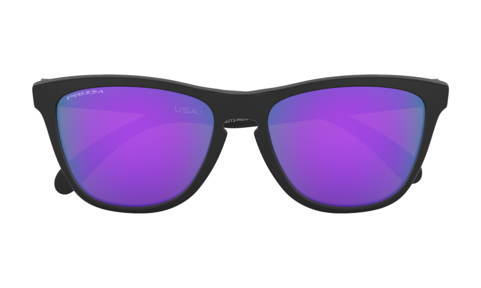 фото Солнцезащитные очки oakley frogskins matte black/prizm violet 2020