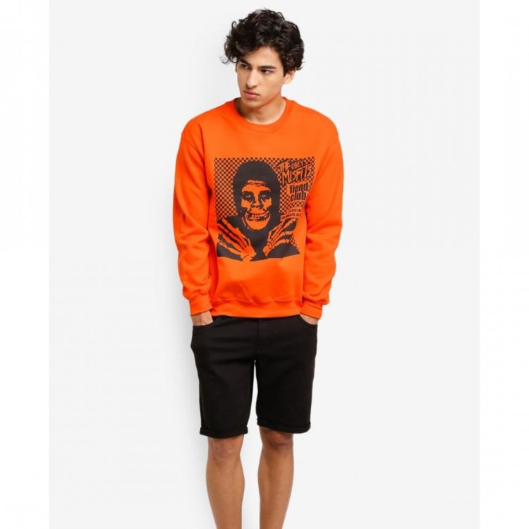 Свитшот OBEYxMISFITS Fiend Club Halloween Orange, фото 3