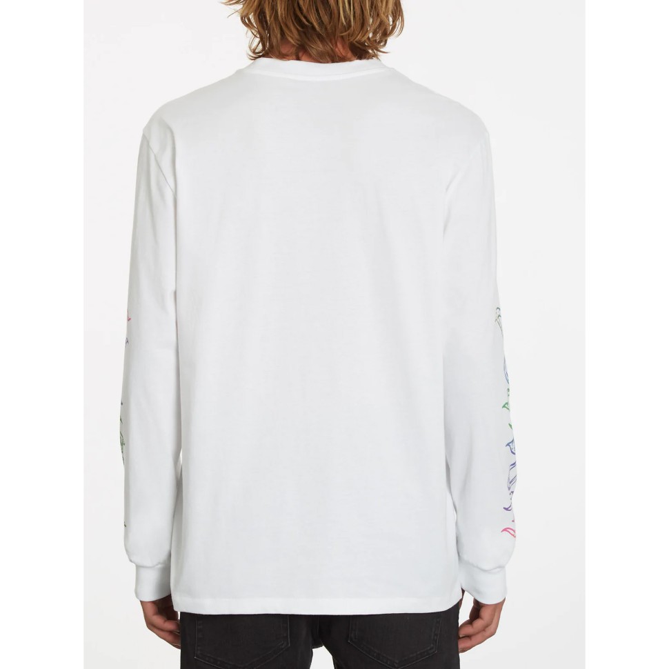 Лонгслив VOLCOM Fa CHRISSIE ABBOTT X FRENCH Lst White 2023 фото 2