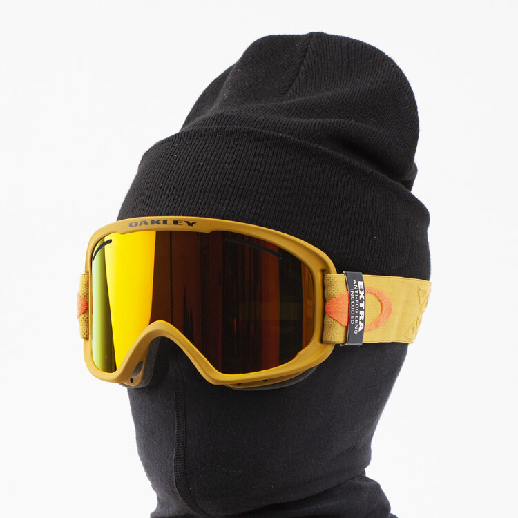 Маска горнолыжная OAKLEY O Frame 2.0 Pro Xm PRIZM ICON MUSTARD/FIRE IRIDIUM & PERSIMMON, фото 1