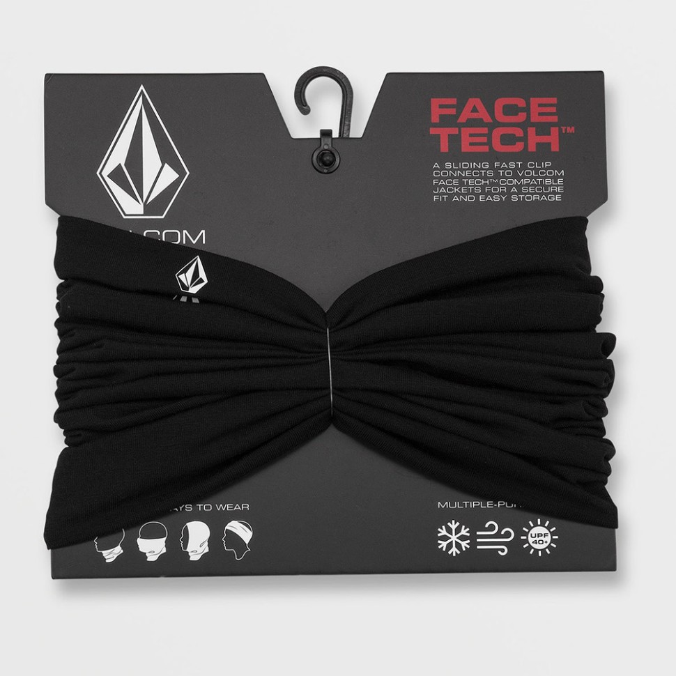 Балаклава VOLCOM Face Tech Multi-Tube Black 2024 фото 4