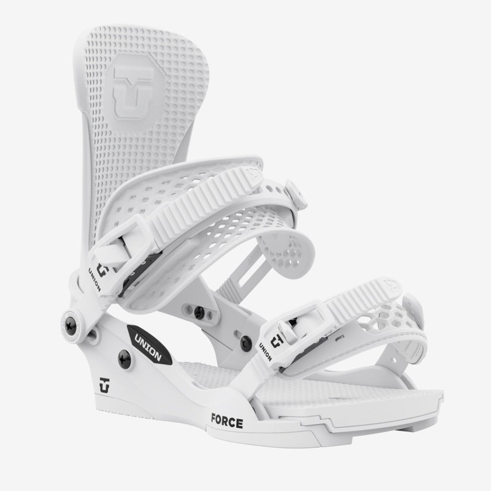Крепления для сноуборда UNION Force Classic (Team Logo) 2024 White фото 2
