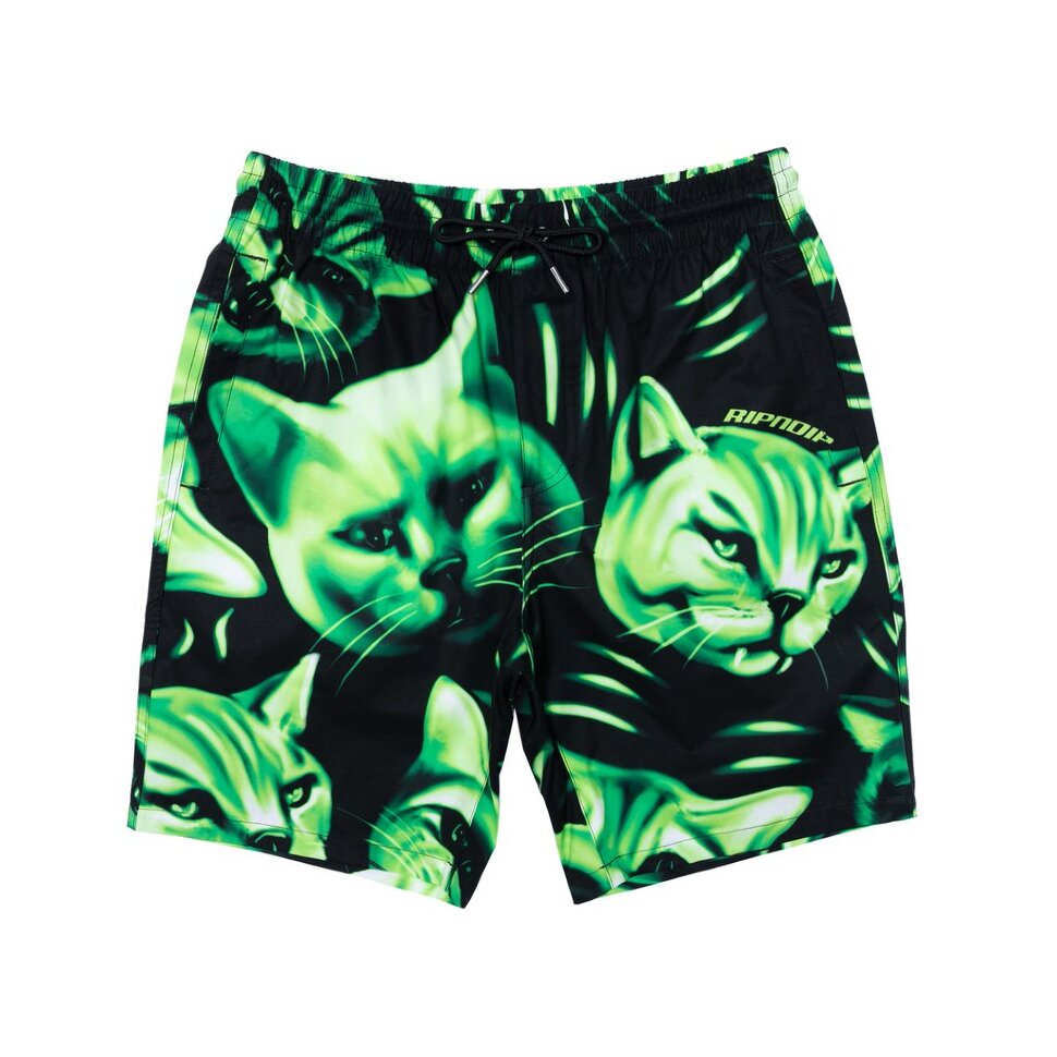 Шорты RIPNDIP Neon Nerm Swim Shorts Black 2021 фото 2