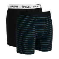 Комплект трусов RIP CURL Stripy & Solid Boxer Black Комплект трусов RIP CURL Stripy & Solid Boxer Black