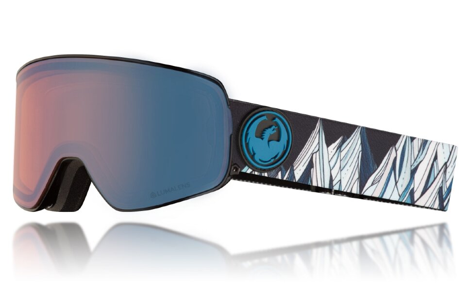 Маска горнолыжная DRAGON NFX2 Benchetler Sign FLASH BLUE DARK SMOKE