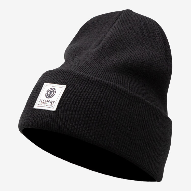 Шапка ELEMENT Dusk Beanie Off Black Heath 2021, фото 1