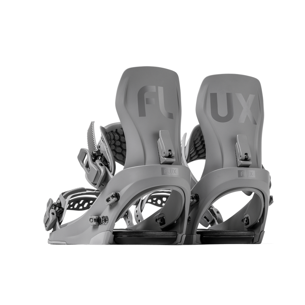 Крепления для сноуборда мужские  FLUX Cv FW24 Gray