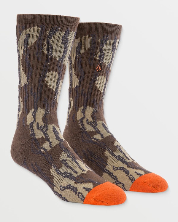 Носки VOLCOM Workwear Sock Pr SS25 Brindle, фото 1