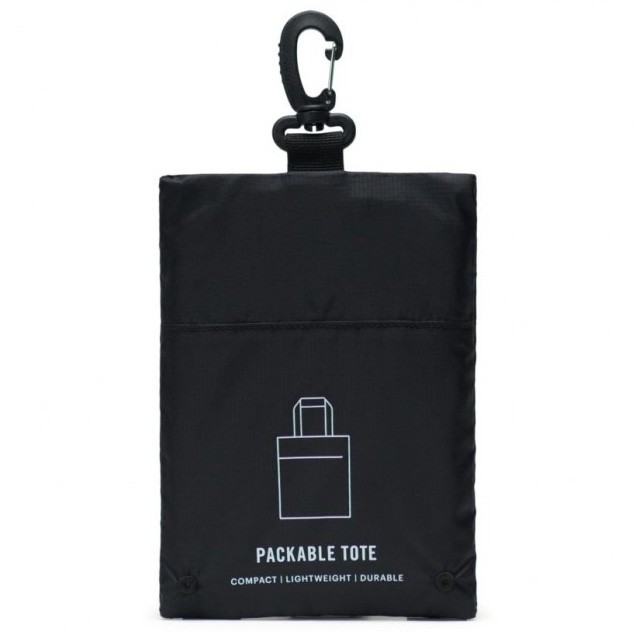 Сумка HERSCHEL New Packable Tote Black, фото 3
