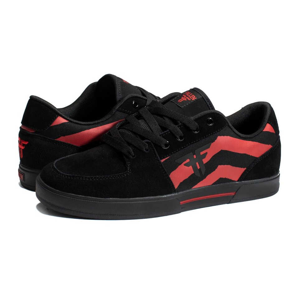 фото Кеды fallen patriot black / red stripes cupsole 2022