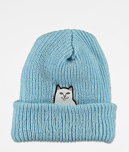 Шапка RIPNDIP Lord Nermal Beanie Baby Blue 2020, фото 1
