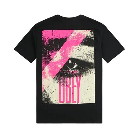 Футболка OBEY Cracked Reality Black 2021 фото 2