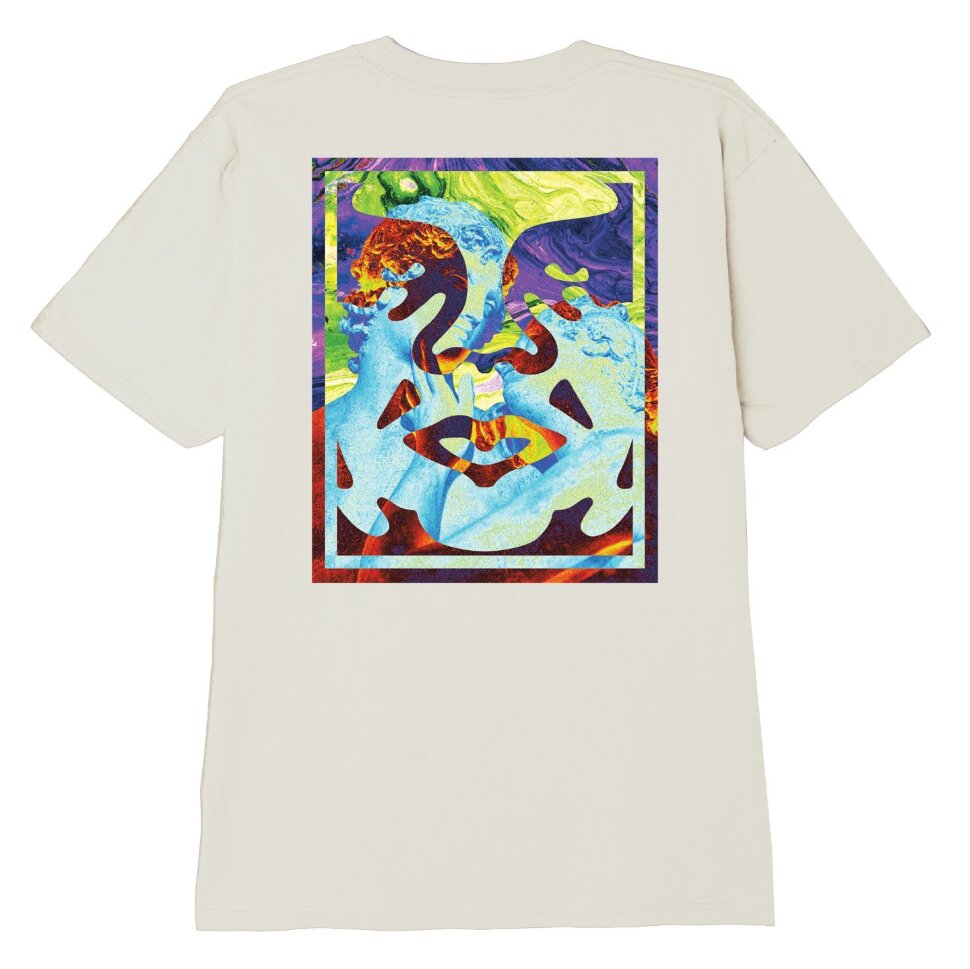 фото Футболка obey obey statue icon cream 2021