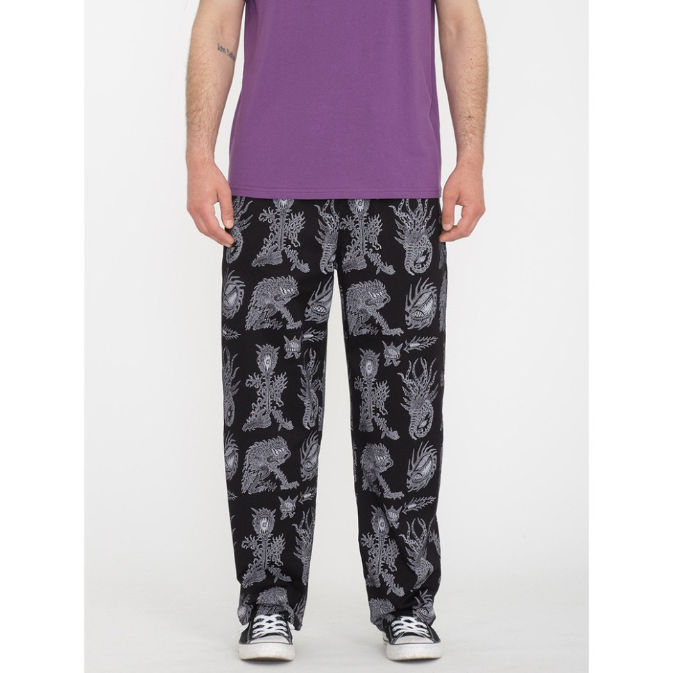 Брюки VOLCOM Fa Tetsunori Freazy Lse Ew Pnt Black фото 2