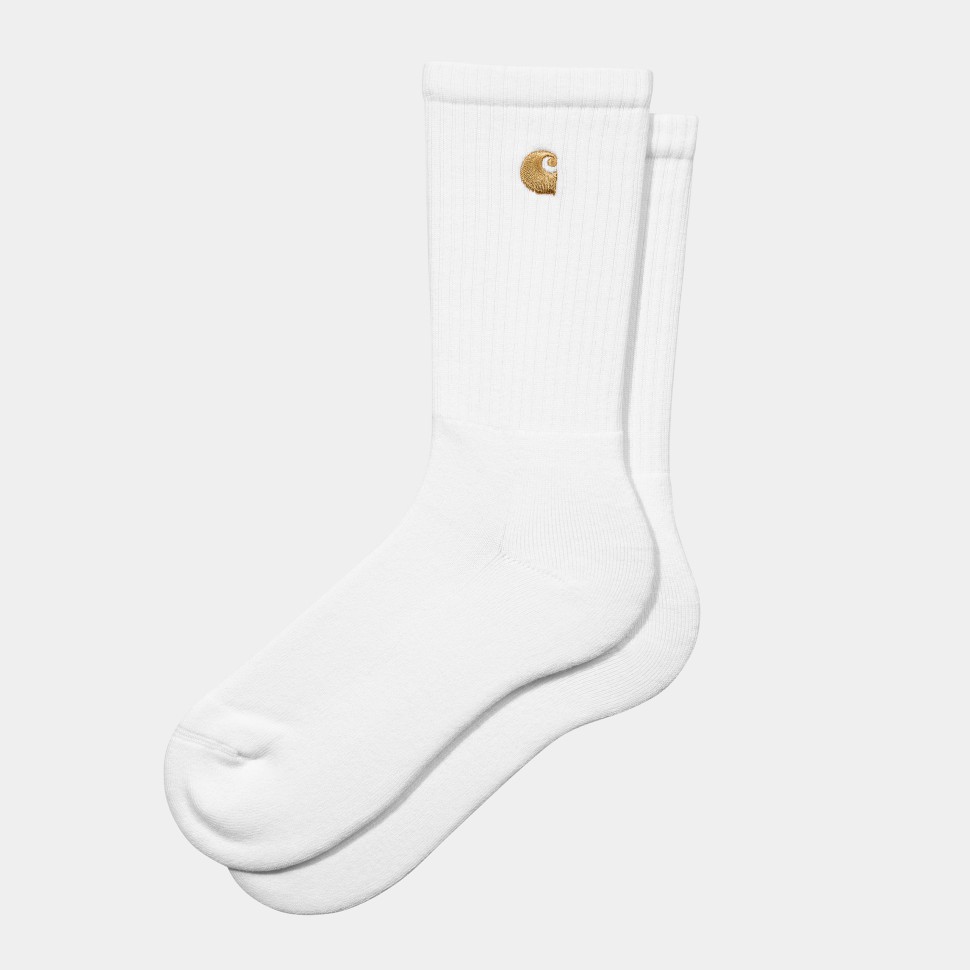 Носки CARHARTT WIP Chase Socks SS24 White / Gold