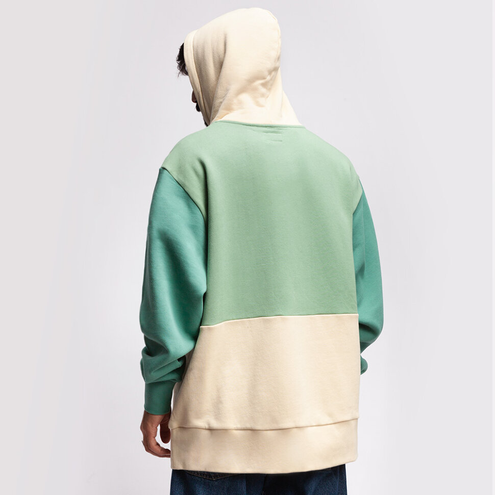 фото Толстовка ripndip color block rubber logo hoodie multi 2021