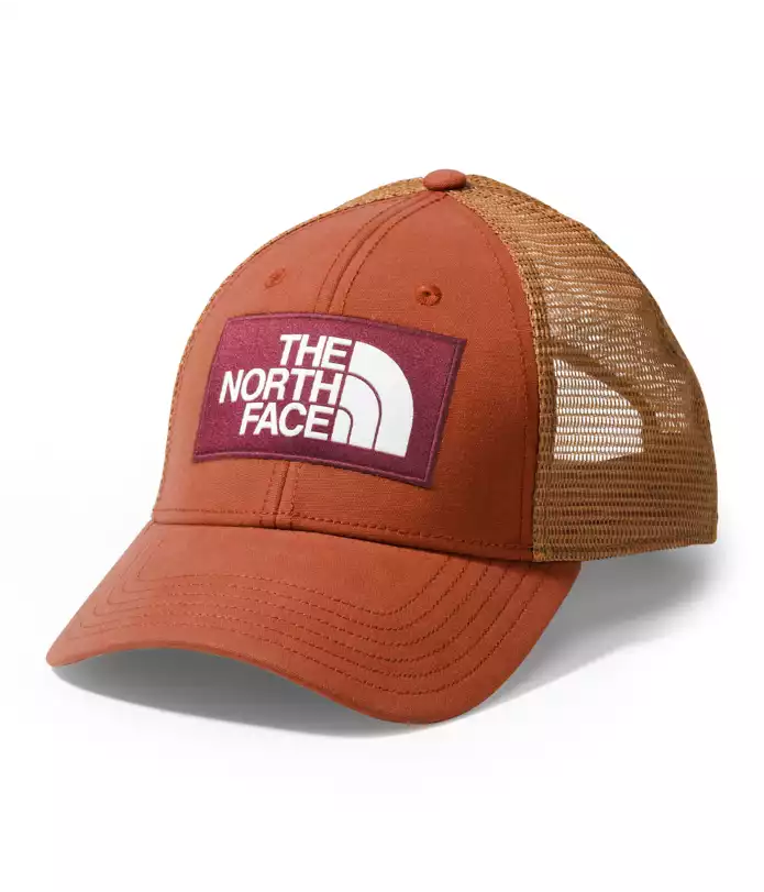 фото Кепка the north face mudder trucker hat picante red