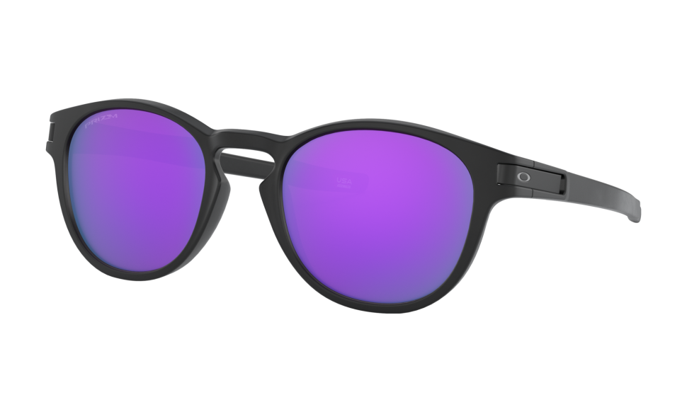 фото Солнцезащитные очки oakley latch matte black/prizm violet 2020