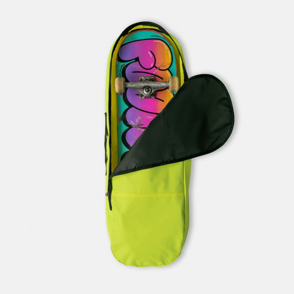 фото Чехол для скейтборда footwork deckback safety yellow 2022