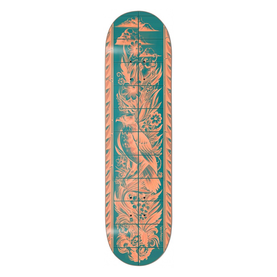Дека для скейтборда DARKSTAR Tile Teal 8 дюйм