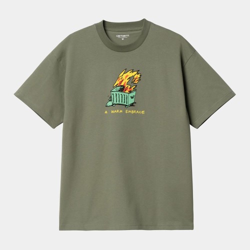 Футболка CARHARTT WIP S/S Warm Embrace T-Shirt Dollar Green, фото 1