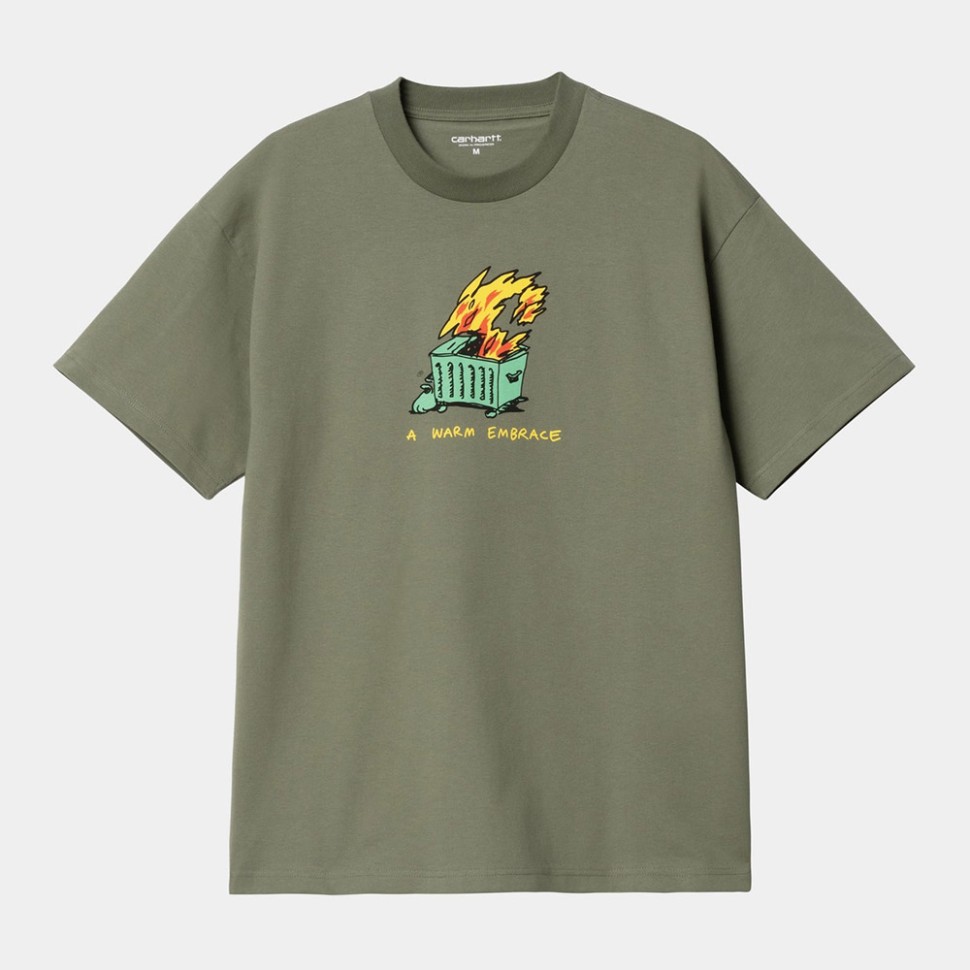  CARHARTT WIP S/S Warm Embrace T-Shirt Dollar Green