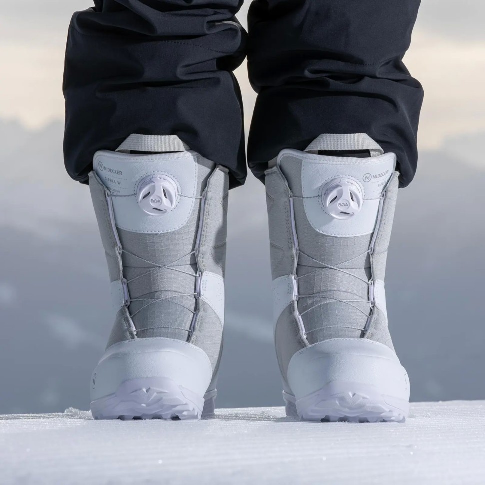 Ботинки для сноуборда NIDECKER Sierra W FW25 White/Gray фото 3
