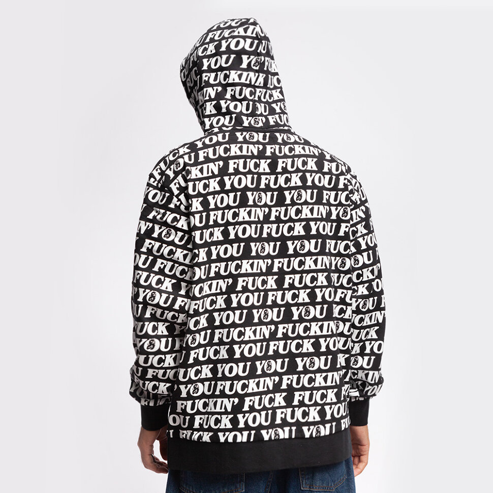 фото Толстовка ripndip fuck you hoodie black 2021