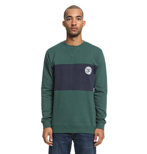 Джемпер DC SHOES Rebel Crew Bloc M Hunter Green, фото 1