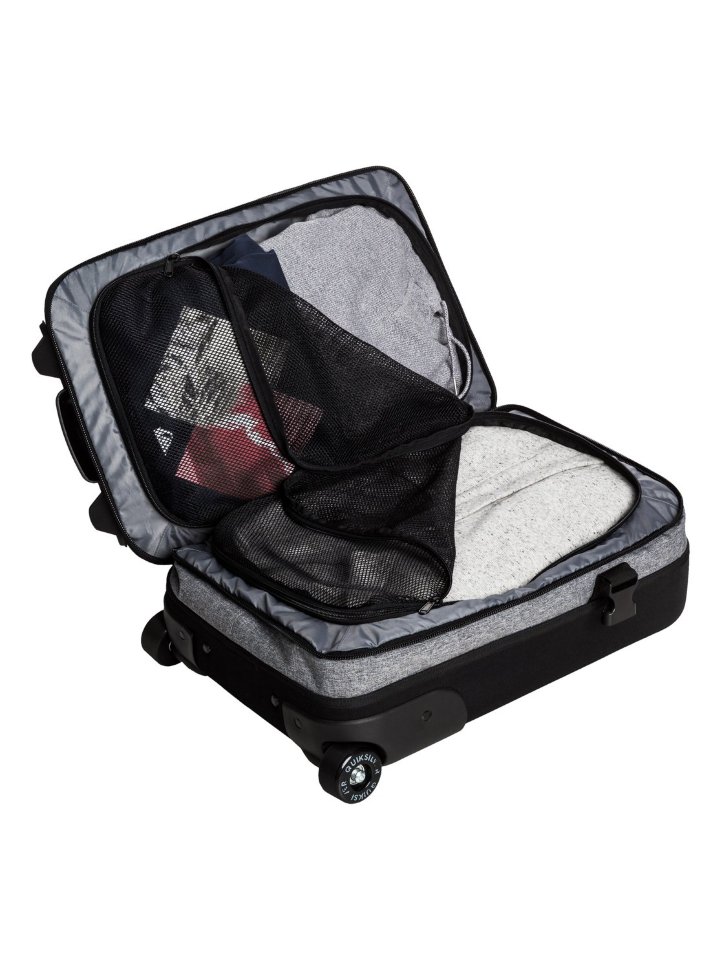 фото Чемодан мужской quiksilver new horizon m light grey heather