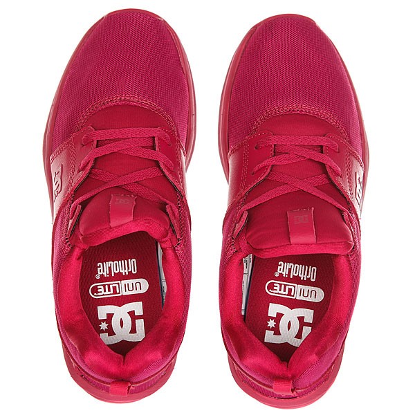 Кеды женские DC SHOES Heathrow Ia Raspberry Raspberry, фото 2