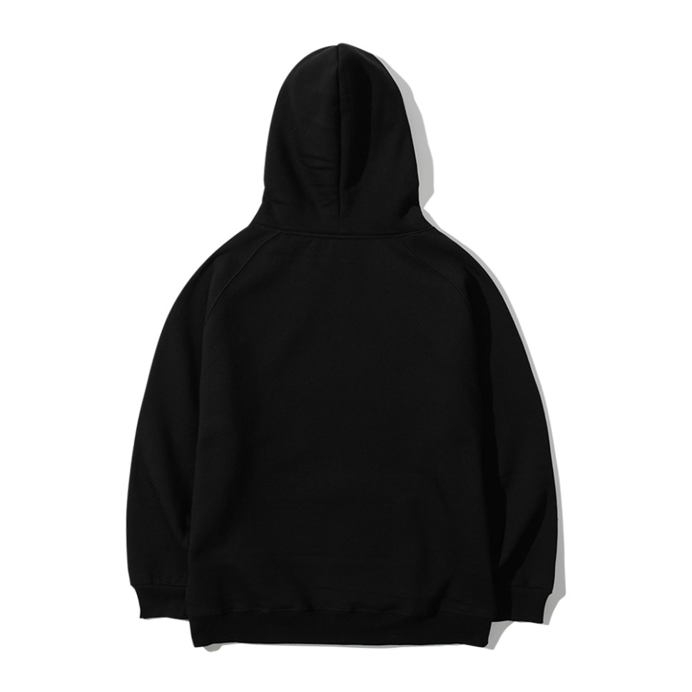 Толстовка с капюшоном BSRABBIT Authentic Big Logo Hoodie Black 2023 фото 2