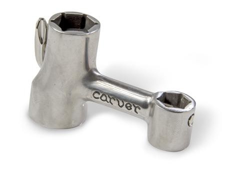 Ключ для лонгборда CARVER Pipewrench All-In-One Pocket Skate Tool 842041106132, цвет серый