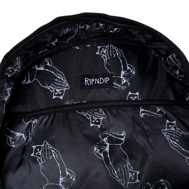 ryukzak ripndip lord nermal backpack black corduroy