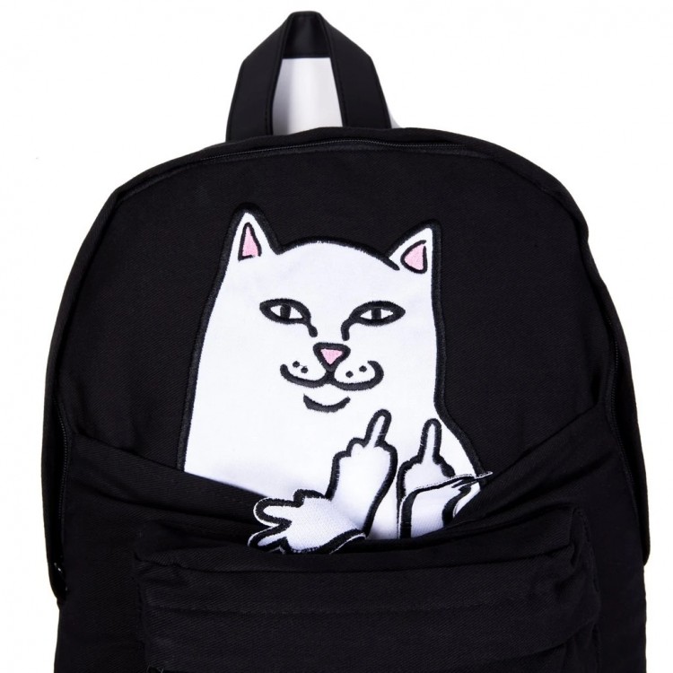 ryukzak ripndip lord nermal backpack black corduroy