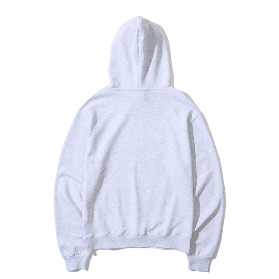 Толстовка с капюшоном BSRABBIT Authentic Big Logo Hoodie Gray 2023 фото 2